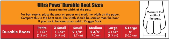 Durable Black Dog Boots Small