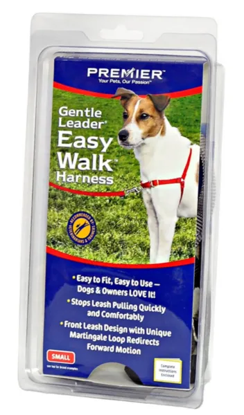 Easy Walk Harness, No Pull Dog Harness Small Black