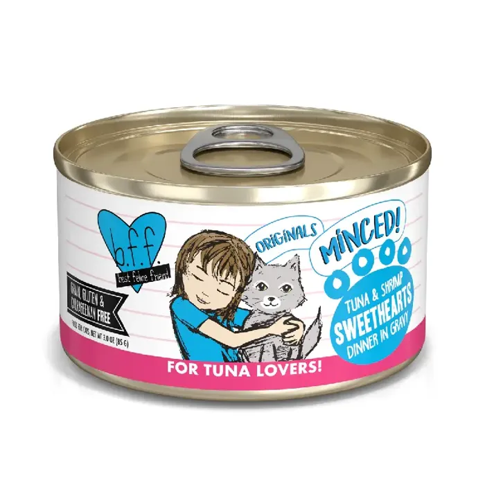 Bff Tuna & Shrimp Sweethearts Canned Cat Food 3-oz