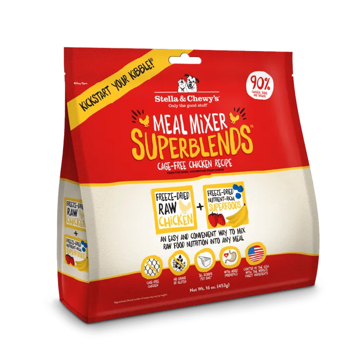 Meal Mixer Superblends Gf Chkn Fd Raw Topper 16-oz