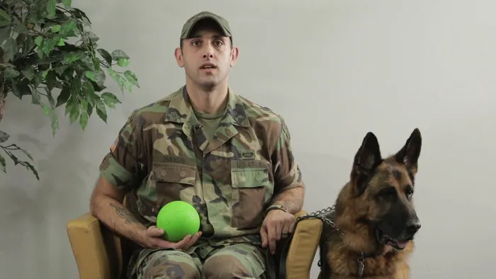 "The Barrett Ball" Large Rubber Dog Toy L