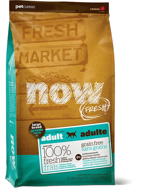 Now! Fresh Grain Free Large Breed Adult Dry Dog Food 12-Lb