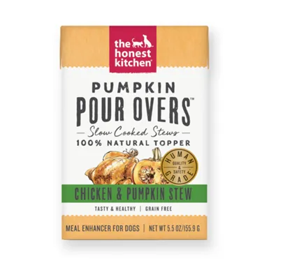 Pumpkin Pour Overs Chicken & Pumpkin Stew Wet Dog Food Topper 5.5-oz