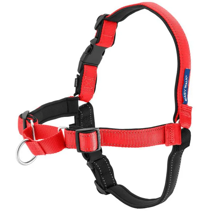 Deluxe Easy Walk No Pull Harness Medium Rose