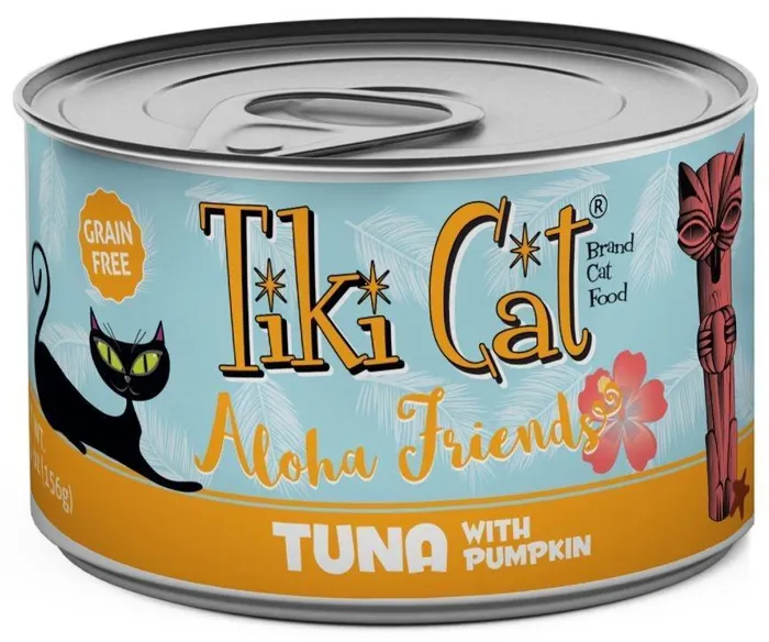 Tiki Cat Aloha Friends Gf Tuna W/ppkn Can 2.8-oz