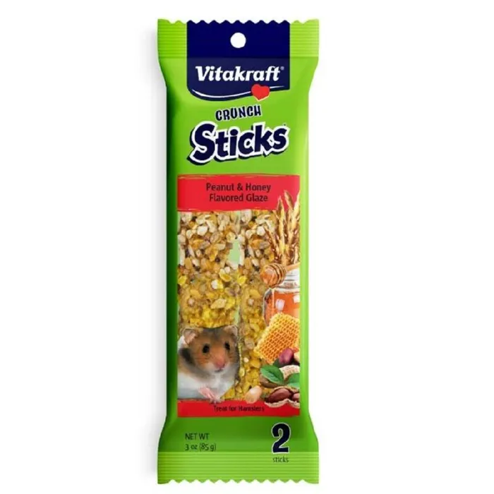Vk Crunch Sticks Hamster Peanut/honey 3oz