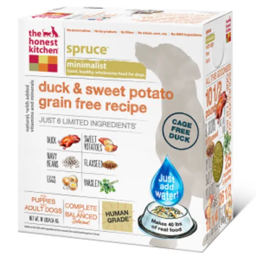 Limited Ingredient Diet Duck Recipe Grain-free Dehydrated Dog Food 10-lb
