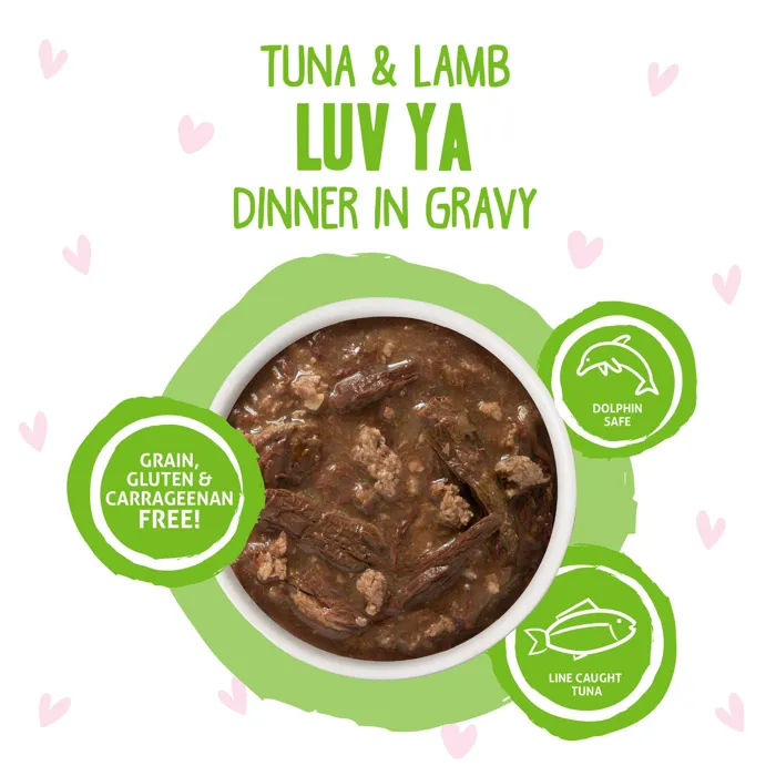 Bff Tuna & Lamb Luv Ya Recipe Pouches Wet Cat Food 3-oz