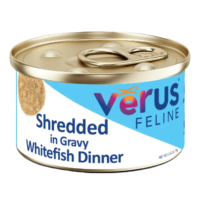 Verus Feline Whitefish Dinner 2.8-ounce can front