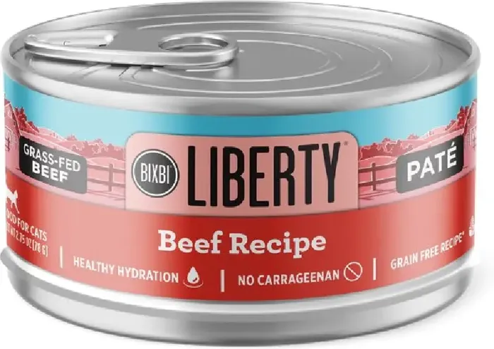 Bixbi Liberty Beef Pate Wet Cat Food 2.75-oz