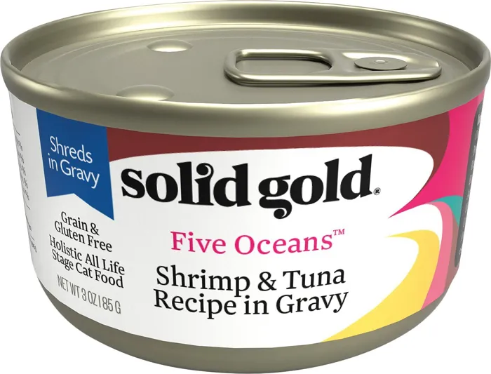 Five Oceans Shrimp & Tuna Recipe In Gravy Grain-free Canned Cat Food 6-oz
