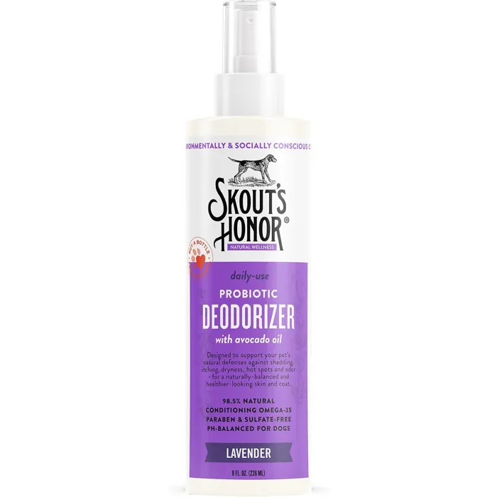 Daily Use Pet Deodorizer Probiotic Lavender 8-Oz