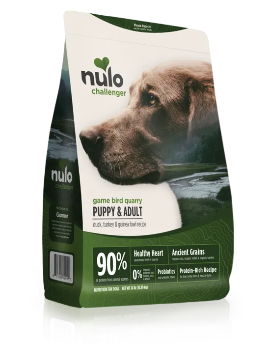 Challenger Gamebird Quarry Puppy & Adult Duck, Turkey, & Guinea Fowl Recipe Dog Food 4.5-Lb