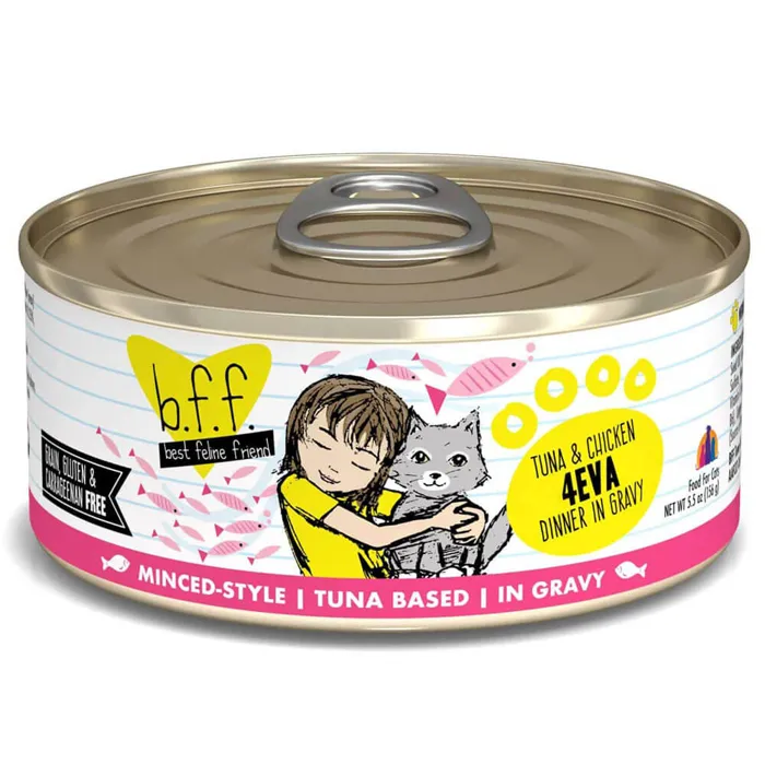 Bff Tuna & Chicken 4eva Canned Cat Food 5.5-oz