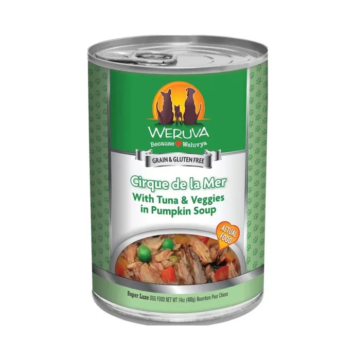 Cirque De La Mer With Tuna & Veggies In Pumkin Soup Canned Dog Food 5.5-Oz