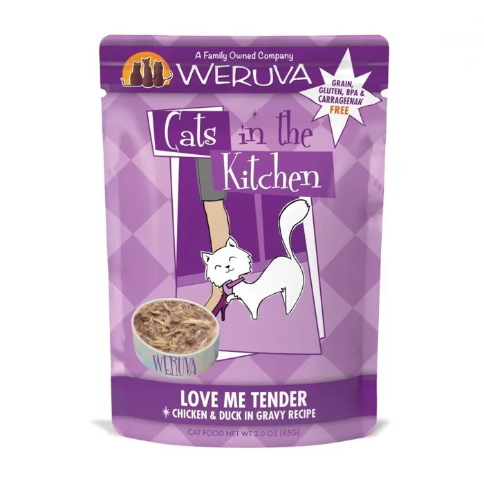 Citk Love Me Tender Pouches Wet Cat Food 3-oz