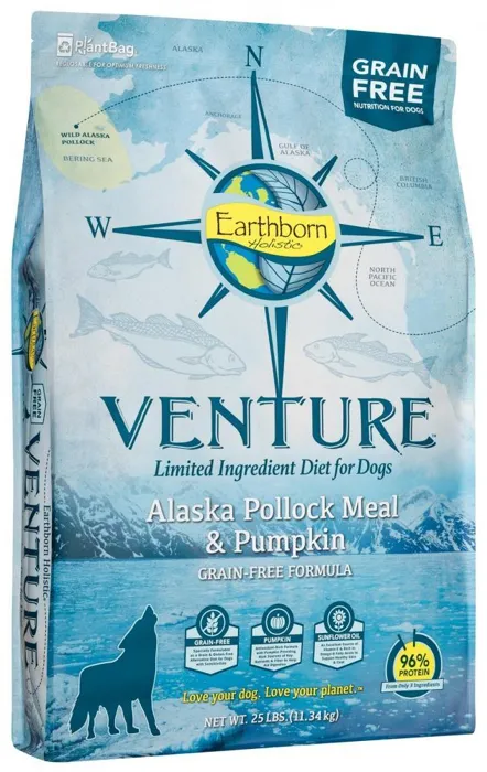 Venture Grain Free Alaska Pollock Meal & Pumpkin Dry Dog Food 12.5-lb
