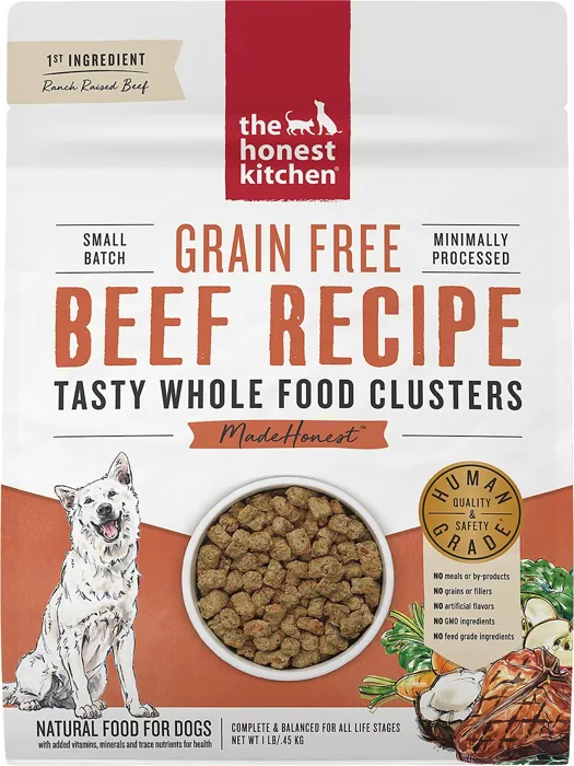 Clusters Grain Free Beef Dry Dog Food 20-Lb
