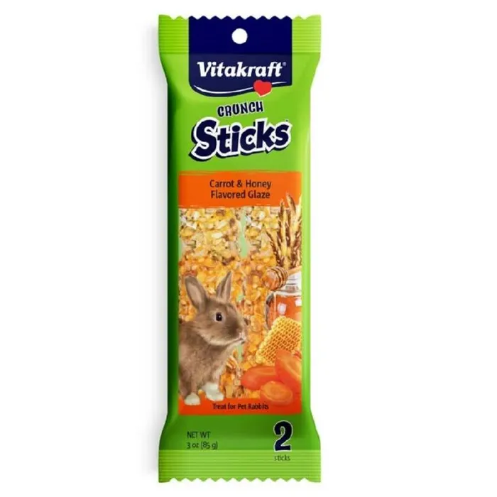 Vitak Crunchy Stik Carrot/honey Rabbit Treat 3z