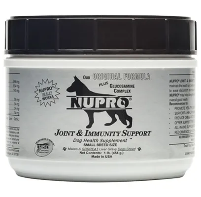 Joint & Immunity Support Dog Supplement 1-lb Tub Small Breed Size