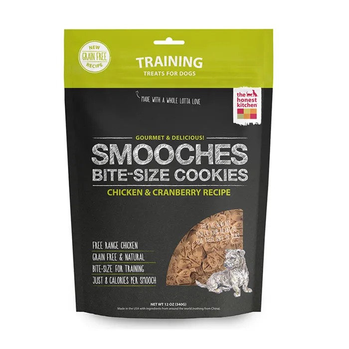 Smooches Grain-free Chicken & Cranberry Recipe Cookie Dog Treats 12-oz