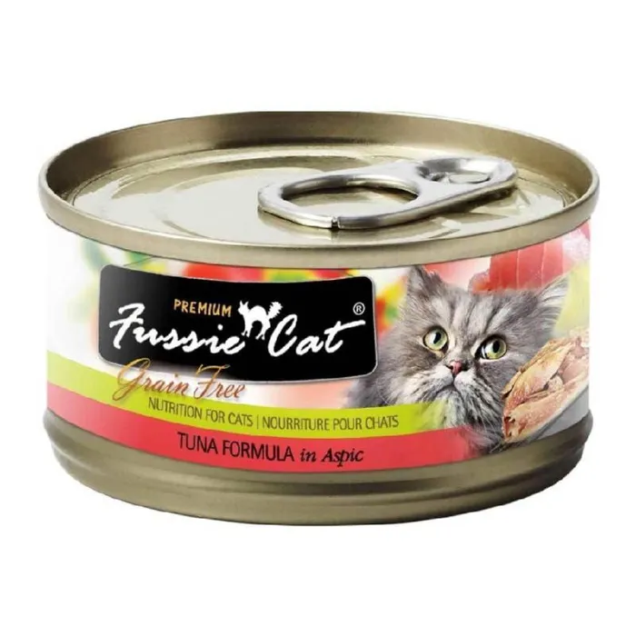 Fussie Cat Premium Tuna Formula In Aspic Grain-free Canned Cat Food 2.82-oz