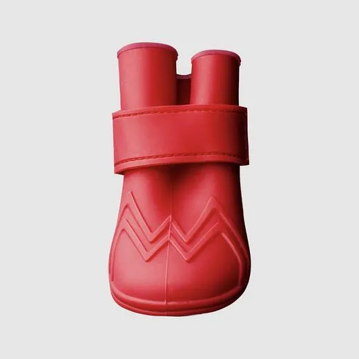 Unlined Wellies In Red Small