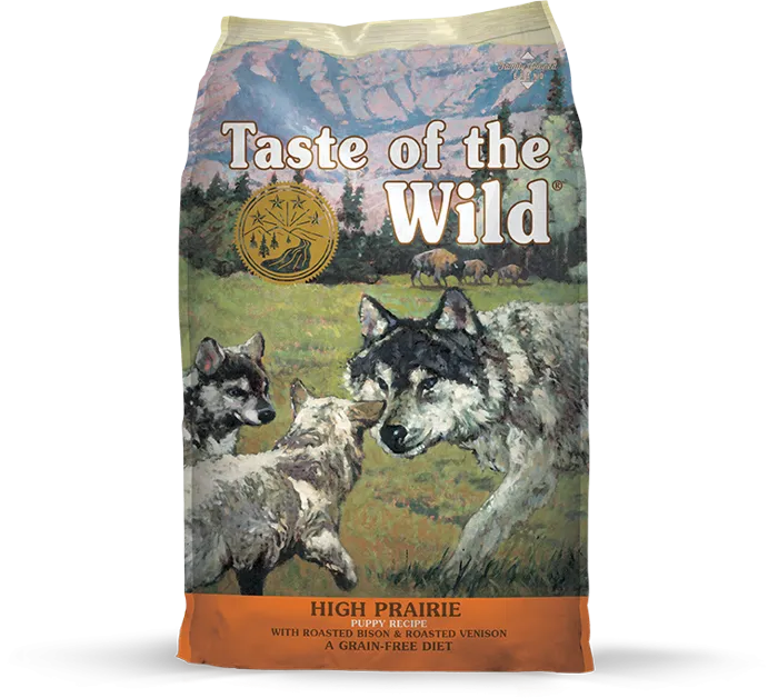 High Prairie Roasted Bison & Venison Puppy Dry Food 14-Lb