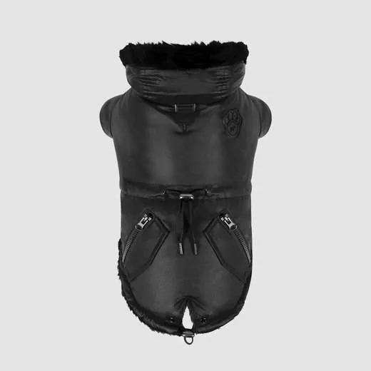 Urban Wax Parka In Black 12"