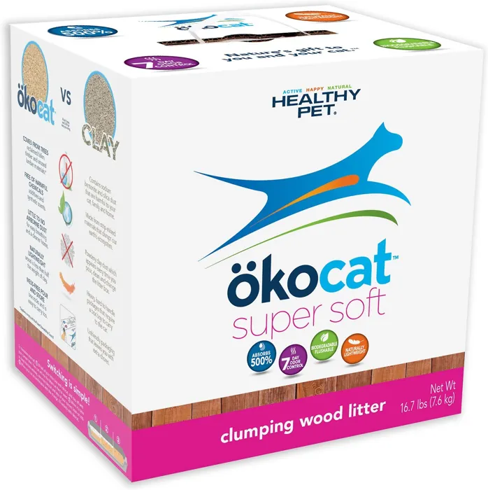 Super Soft Clumping Wood Cat Litter 11.2-Lb