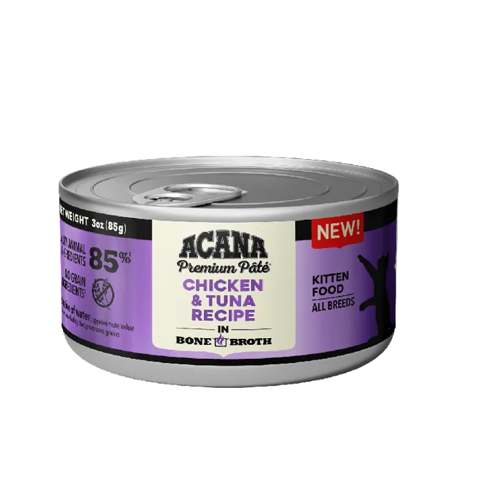 Acana Cat Kitten Pate Chicken & Tuna 3oz
