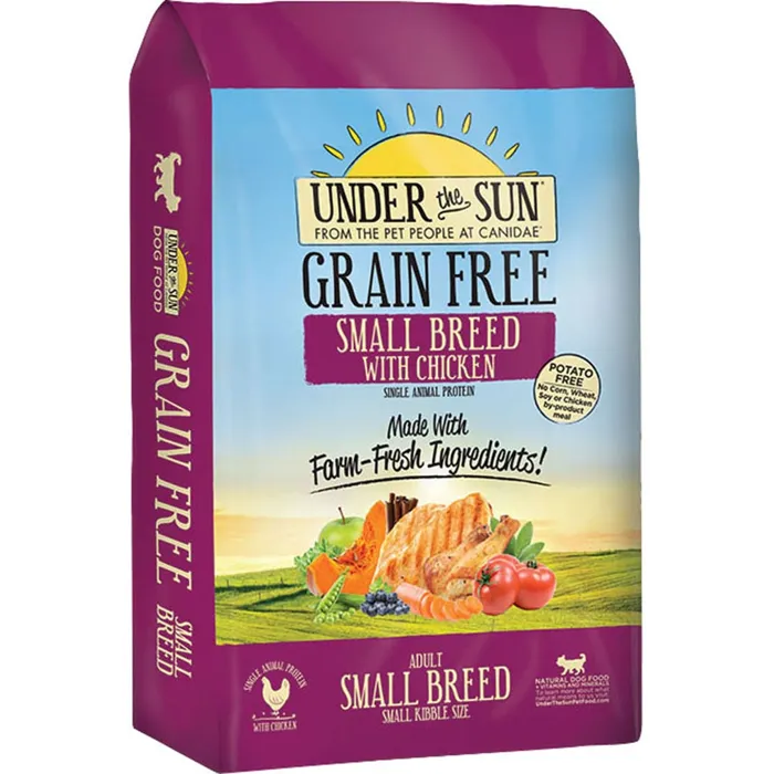 Under The Sun Grain-free Small Breed Adult Chicken Recipe Dry Dog Food 12-lb