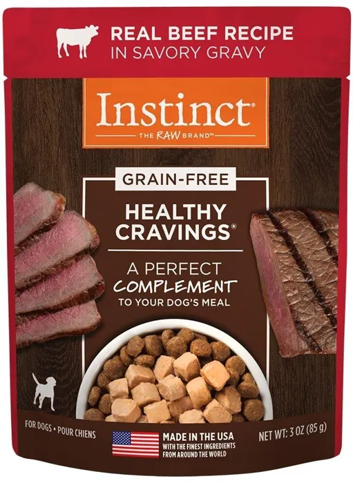 Instinct Cravings Gf Bf Meal Topper Pouches 3-oz