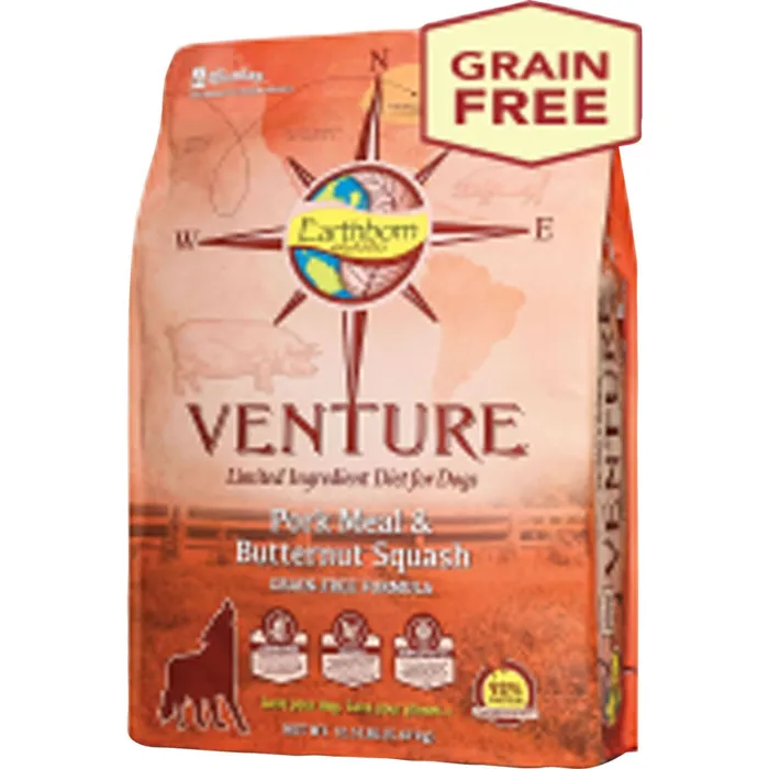 Venture Grain Free Pork Meal & Butternut Squash Dry Dog Food 25-lb