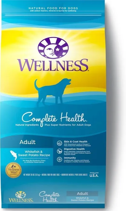 Complete Health Natural Adult Whitefish & Sweet Potato Recipe Dry Dog Food 5-Lb