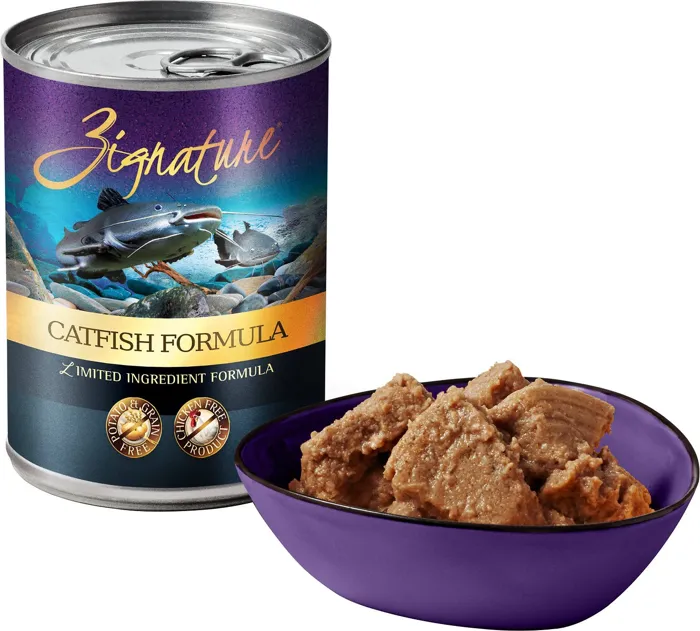 Zignature Dog Grain Free Catfish Pate Can 13 Oz