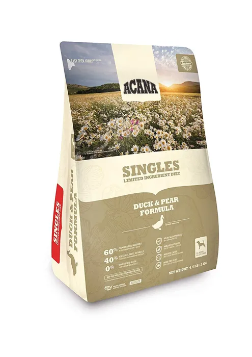 Acana Singles Limited Ingredient Diet Duck & Pear Formula Dry Dog Food 4.5-lb