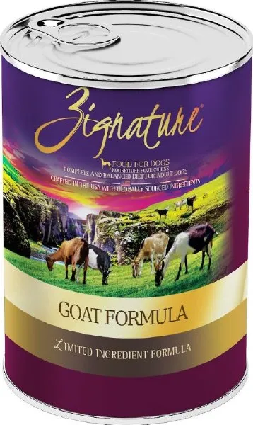 Zignature Goat Limited Ingredient Formula Canned Wet Dog Food 13-oz 12-count