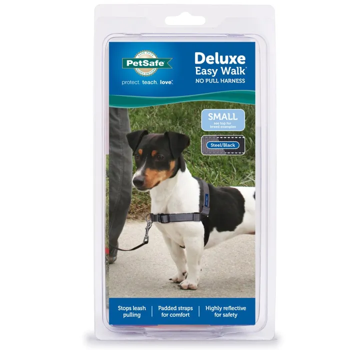 Deluxe Easy Walk No Pull Harness Small Steel