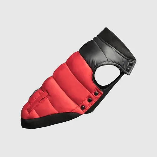 Summit Stretch Puffer Vest In Red 12"