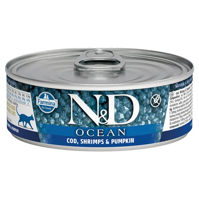 Farmina N&d Cod Shrimp/pumpkin Adult 2.46-oz