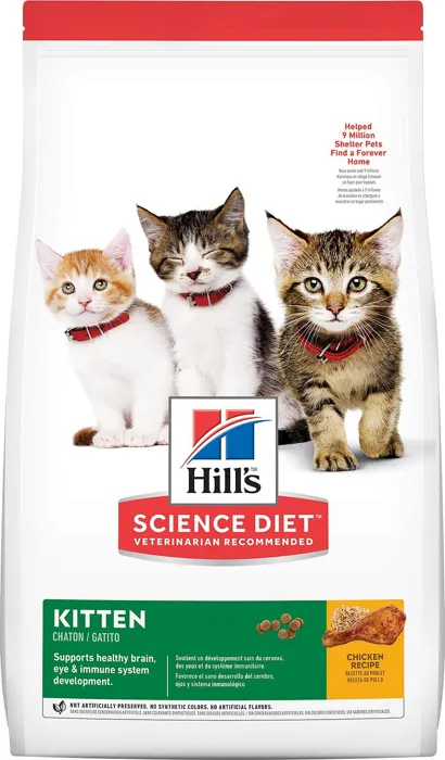 Kitten Healthy Development Chicken Recipe Dry Cat Food 7-Lb