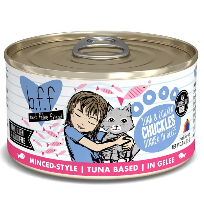 Bff Tuna & Chkn Chuckles In Gelee Can Cat 3-oz