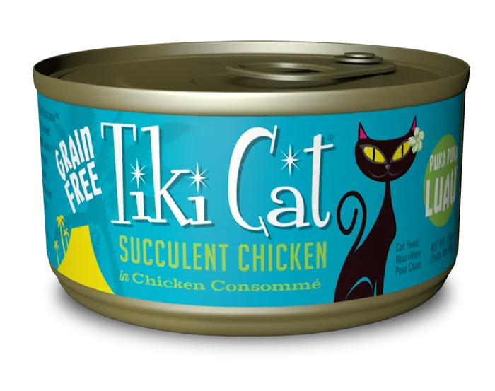 Tiki Cat Puka Puka Luau Succulent Chicken 2.8-oz