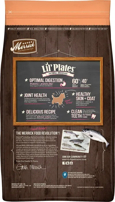 Lil' Plates Grain Free Small Breed Real Salmon & Sweet Potato Recipe Dry Dog Food 4-lb Test
