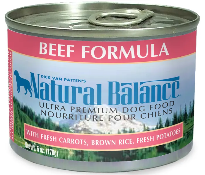 Ultra Premium Beef Formula Canned Dog Food 6-oz