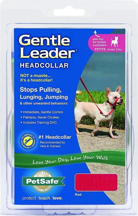 Gentle Leader Headcollar No-pull Collar Petite Red