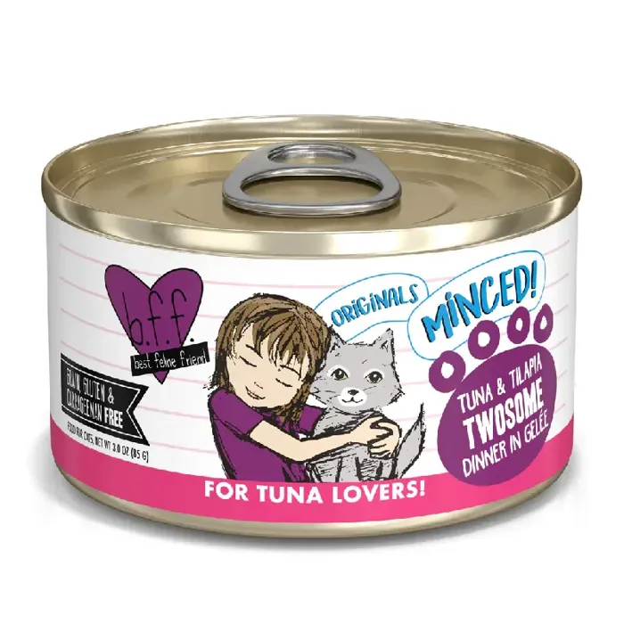 Bff Tuna & Tilapia Twosome In Gelee Canned Cat Food 3-oz