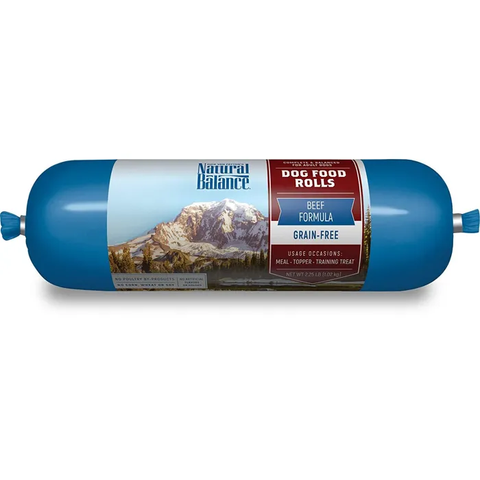 Beef Formula Grain Free Dog Food Rolls 1-Lb