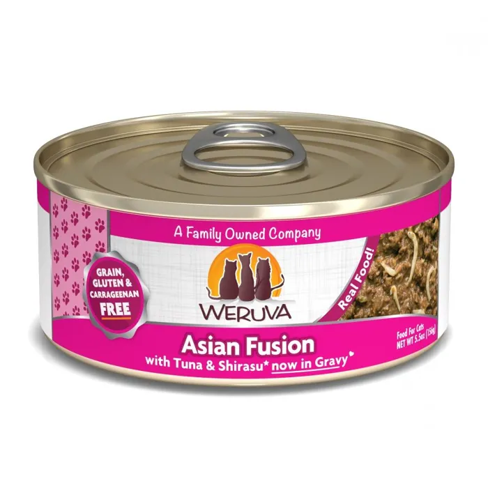 Asian Fusion With Tuna & Shirasu Canned Cat Food 3-Oz